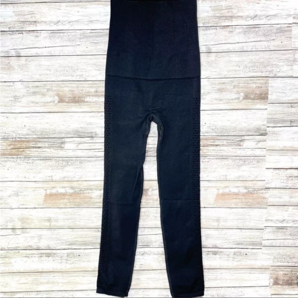 Baobei Active Black High Waist Seamless Postpartum Recovery Capri Leggin Sz Xs